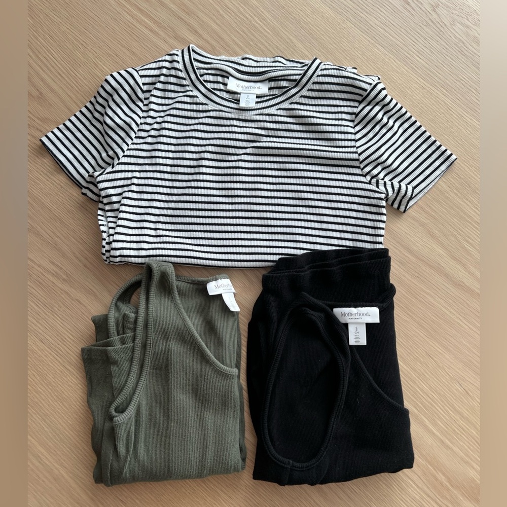 Motherhood Maternity Ribbed Dresses
